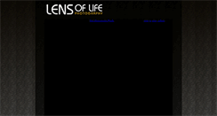 Desktop Screenshot of lensoflifephotography.com